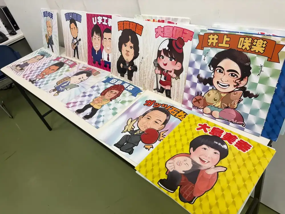 コミックアート展2026の似顔絵作品