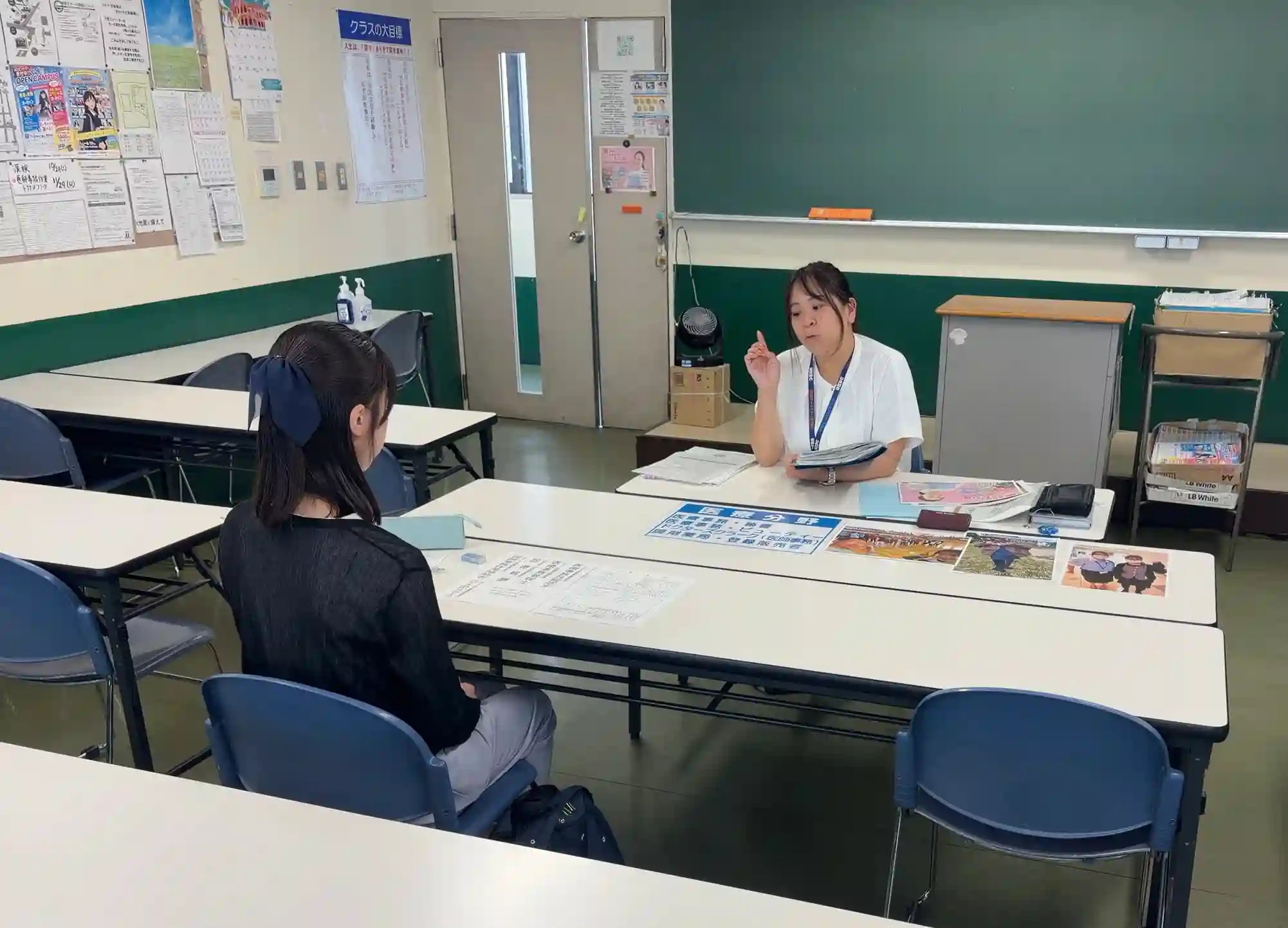 医療事務分野のオープンキャンパス体験
