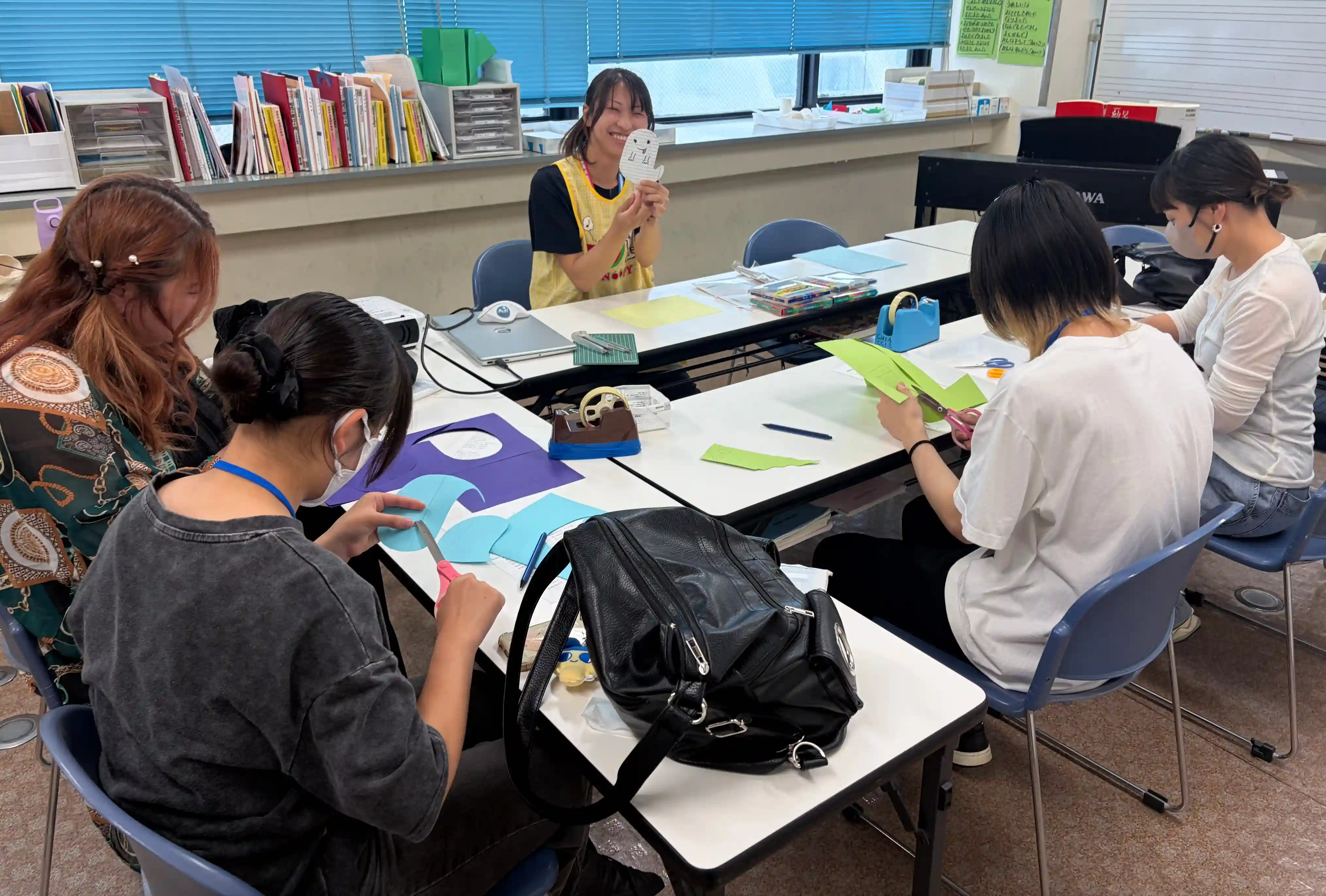 幼児保育分野のオープンキャンパス体験