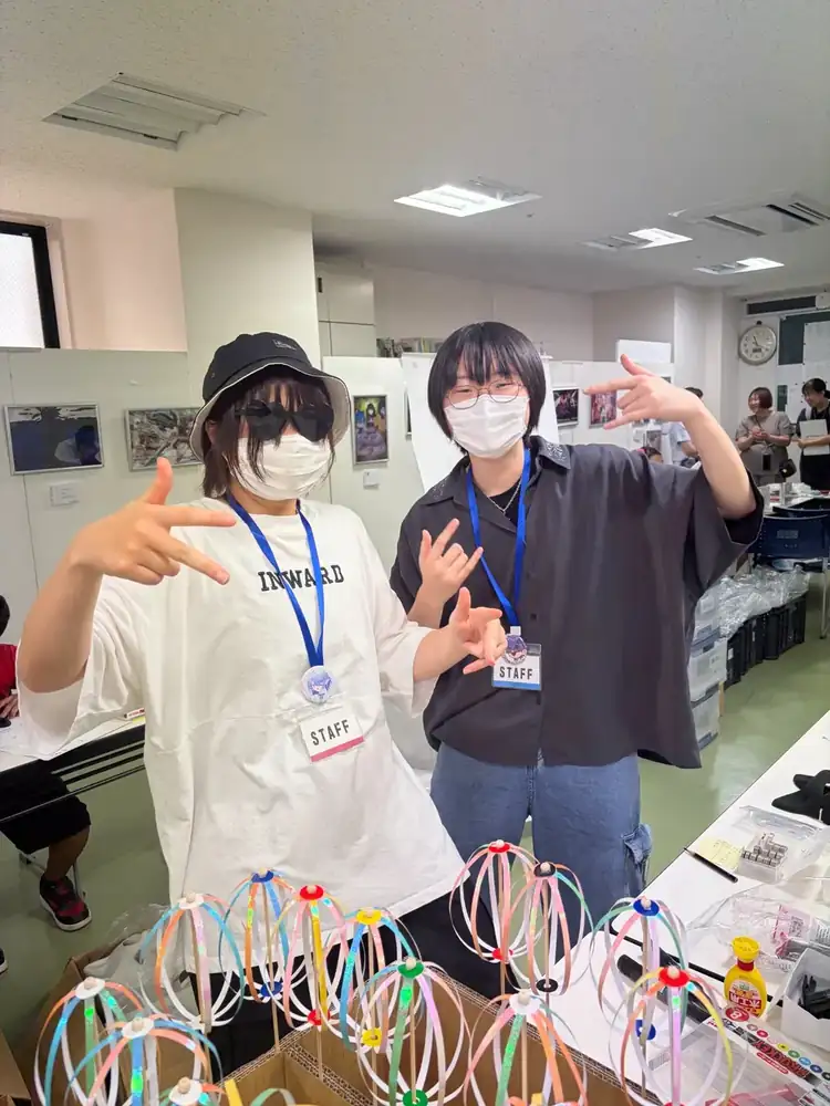 コミックアート展2026を運営した学生スタッフ