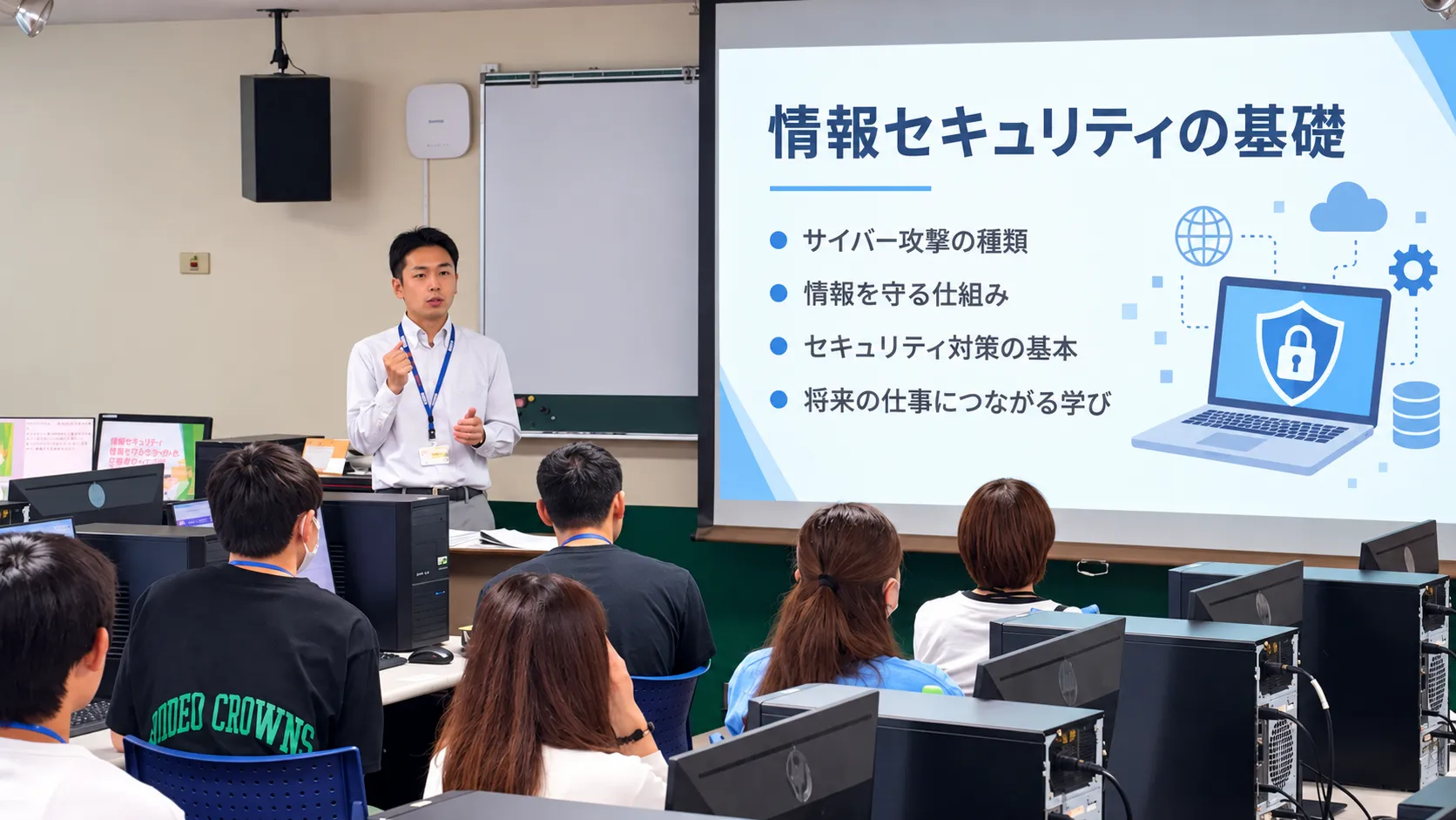 ビジ電のPC教室をもとにした学習イメージ