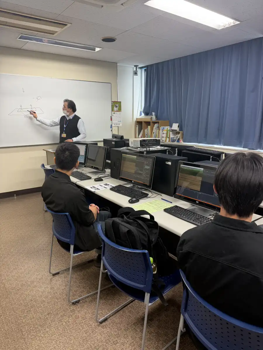 宇都宮ビジネス電子専門学校の体験型オープンキャンパスの様子