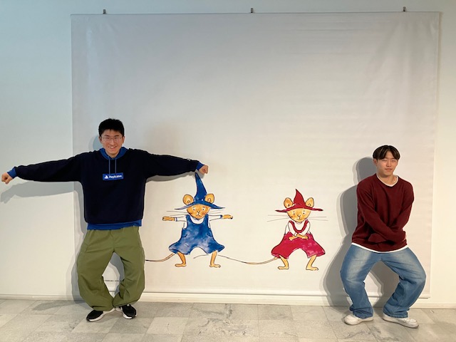 感想を語り合う学生たち