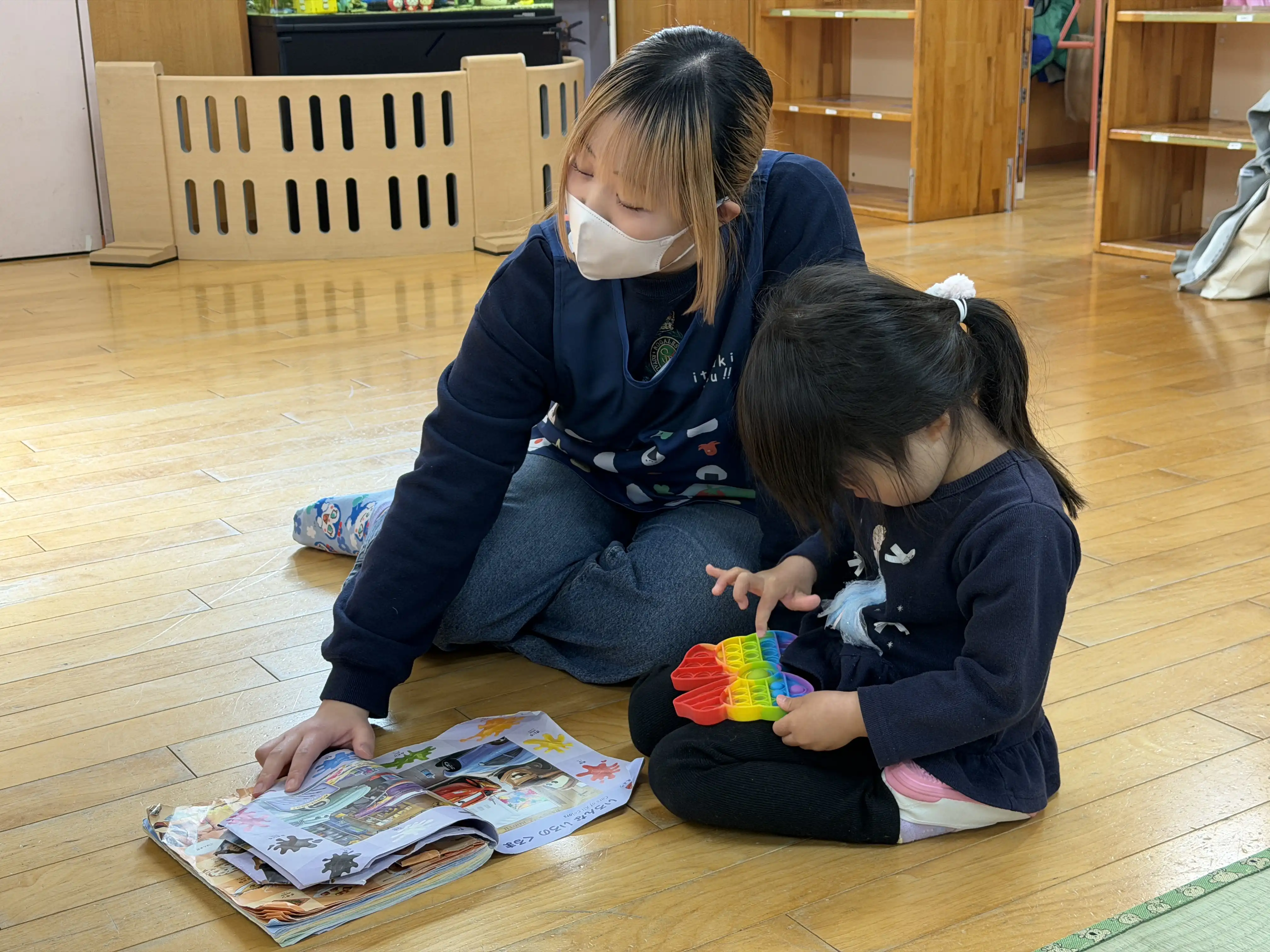 読み聞かせの見学