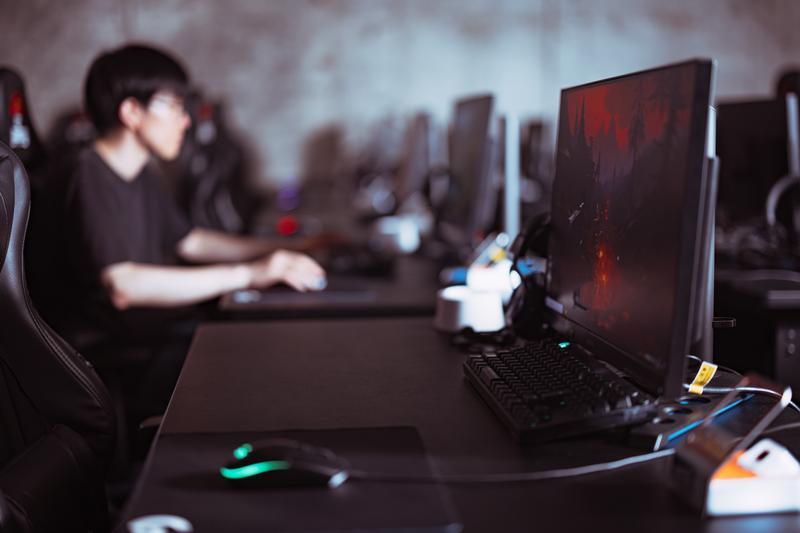 eスポーツ学習の様子