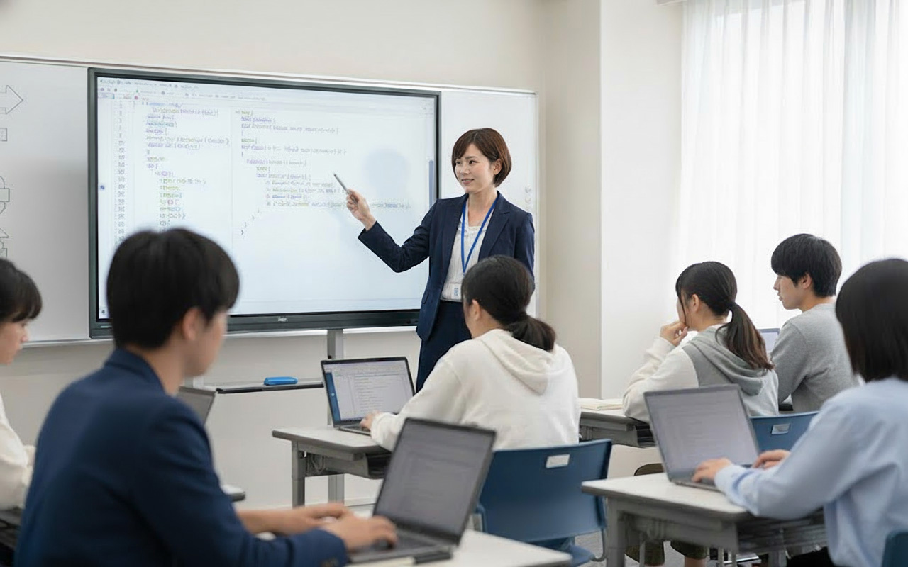情報処理分野の授業風景